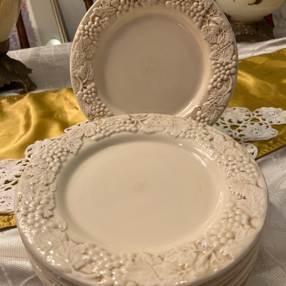 Elegant Cream Dinner Plates